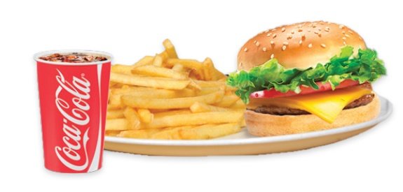 la-pizza-Cheeseburger-Menü