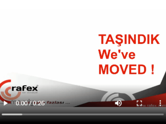 "RAFEX RAF SİSTEMLERİ" TAŞINDIK