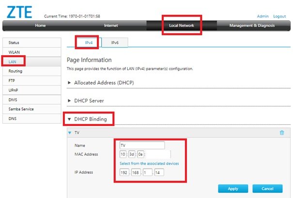 zte-modem-ip-sabitleme-nasil-yapilir