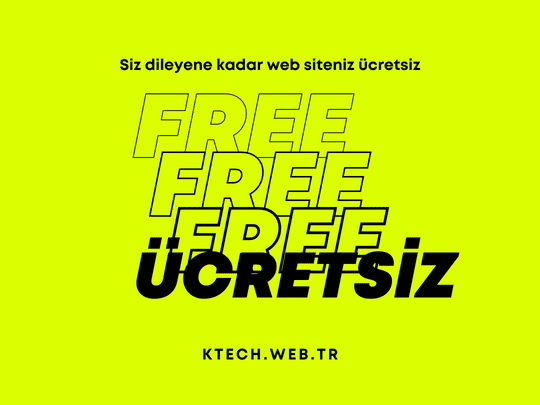 Türkçe Yönetim Paneli ile Ücretsiz Web Sitesi