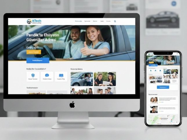 Pendik'te Sürücü Kursları Web Sitesi Tasarımı