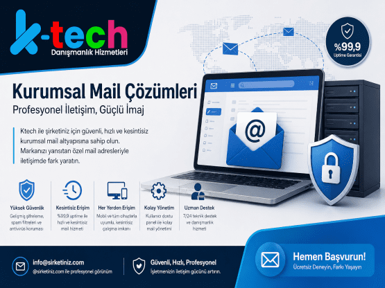 Ktech ile Güvenilir Kurumsal Mail Adresi Alma Çözümleri