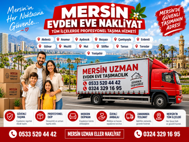 Mersin Evden Eve Nakliyat | Uzman Eller