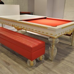 LUXURY CRSTAL YEMEKLİ BİLARDO MASASI