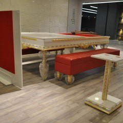 LUXURY CRSTAL YEMEKLİ BİLARDO MASASI