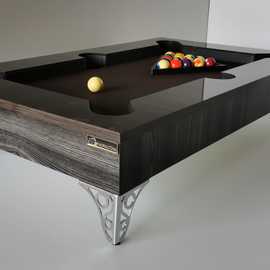 mini bilardo Koraltürk Bilardo özel tasarım metal ayak
