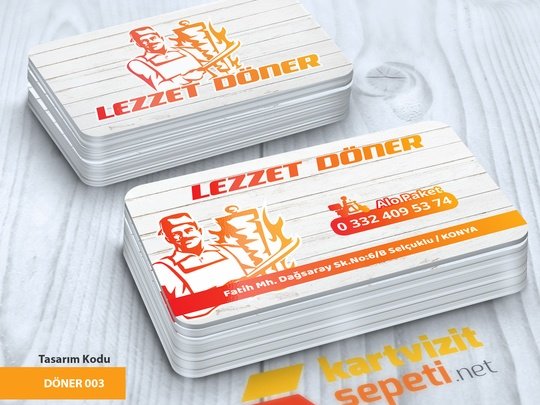 Turuncu Döner Salonu Kartviziti