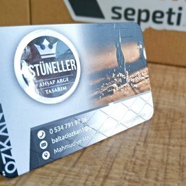 Kabartmalı Karvizit Örnekleri