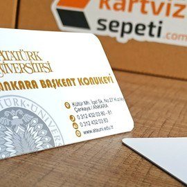 Kabartmalı Karvizit Örnekleri