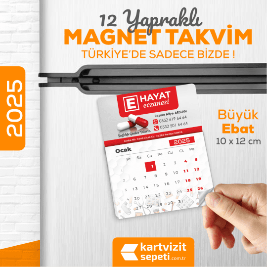 Takvimli Magnet