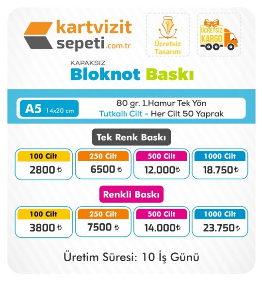 Bloknot Baskı