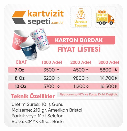 Karton Bardak