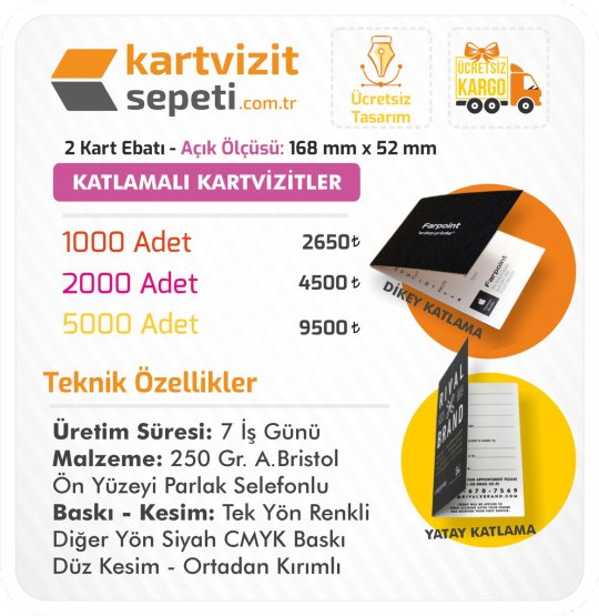 Katlamalı Kartvizit