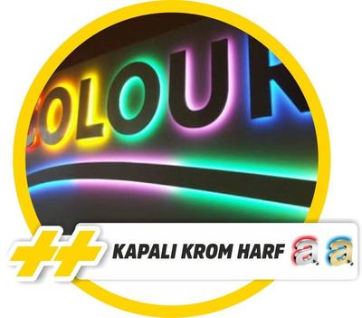 Kapalı Krom Paslanmaz Kutu Harf