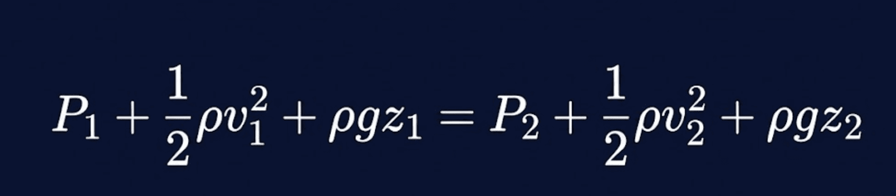 Sifonik sistem hidrolik hesabı Bernoulli denklemi formülü