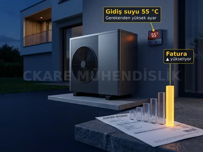 Isı Pompası Faturası Neden Yüksek? 6 Ayar Hatası | CKare