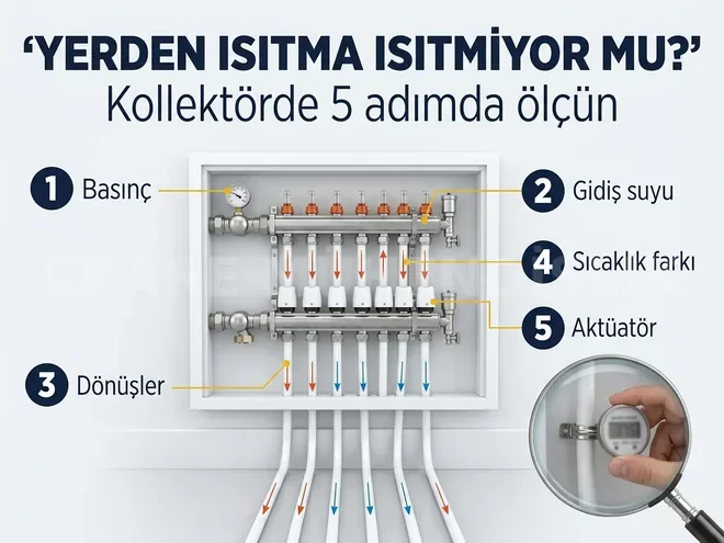 Yerden Isıtma Isıtmıyor mu? 5 Adımlı Ölçüm | CKare