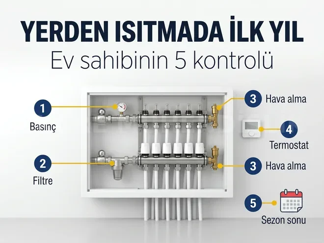 Yerden Isıtmada İlk Yıl Bakım Kontrolleri | CKare