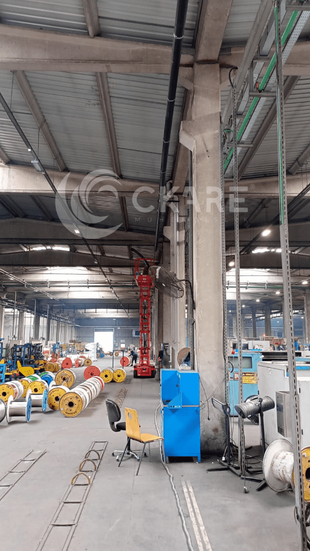 er bakir denizli fabrika ici sifonik sistem yagmur suyu toplama hatti - ckare muhendislik