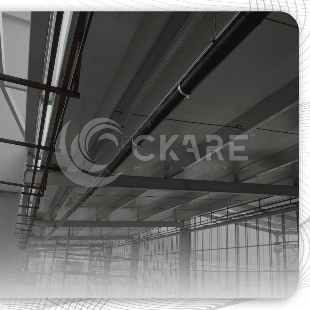 antalya alia yachts hangar ici sifir egimli hdpe yatay toplama hatti - ckare muhendislik
