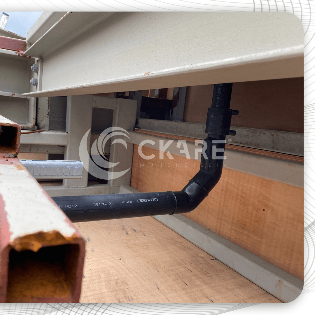 rize artvin havalimani acil taskan hatti emergency overflow system hdpe boru baglantisi