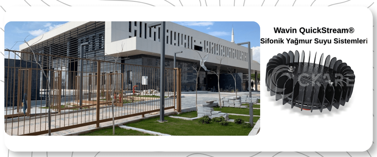 Antalya Türkiye Cumhuriyet Merkez Bankası Sifonik Çatı Yağmur Suyu Drenaj Sistemi Uygulaması - CKare Mühendislik