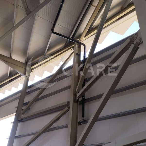 nn metalurji antalya iniş kolonu yapım aşaması detayı - ckare mühendislik