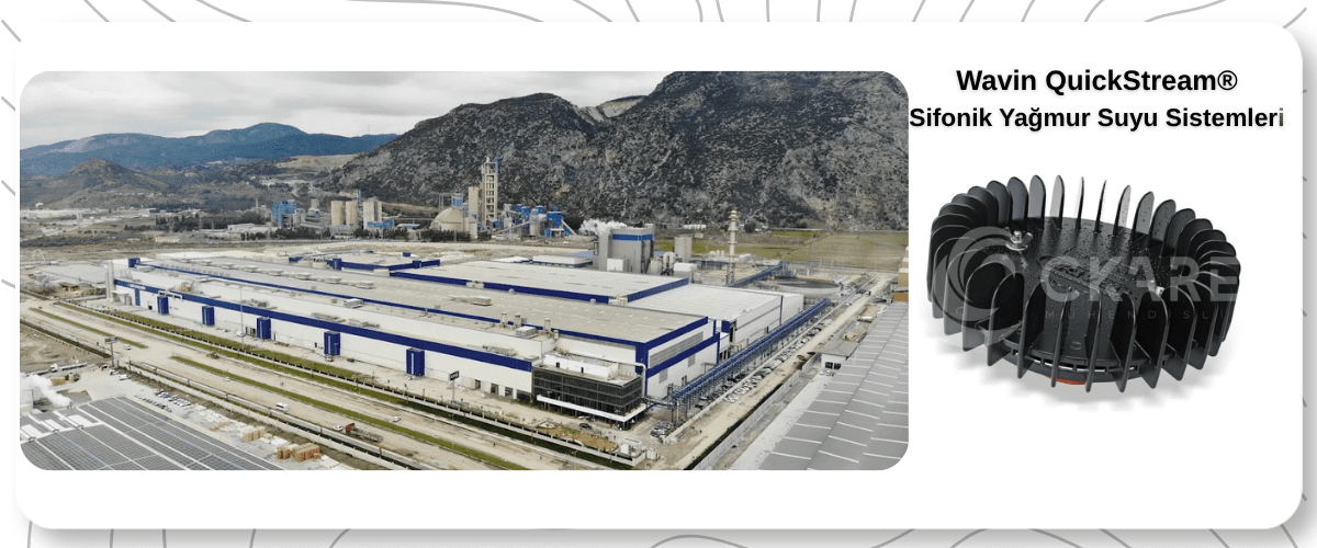 Aydın Kipaş Kağıt A.Ş. Tesisleri Sifonik Çatı Yağmur Suyu Drenaj Sistemi - CKare Mühendislik
