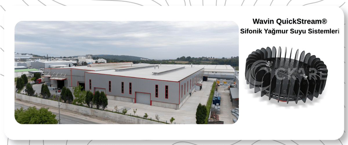 Kocaeli Marmara Bölgesi Tan Alüminyum Ltd. Şti. Tesisleri Sifonik Çatı Yağmur Suyu Drenaj Sistemi - CKare Mühendislik