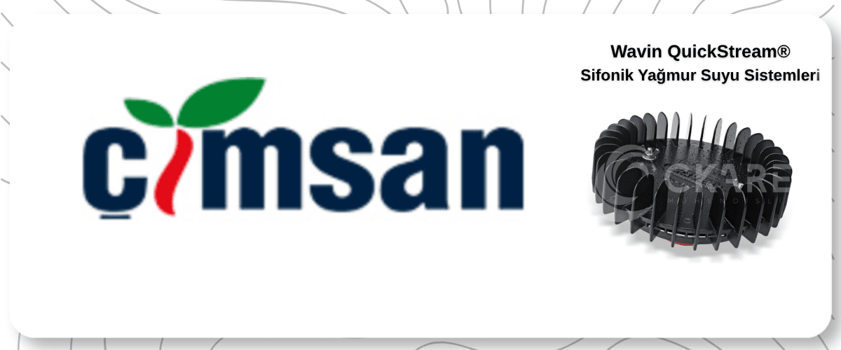Çimsan Tarım Antalya Organize Sanayi Bölgesi Üretim Tesisi Sifonik Çatı Yağmur Suyu Drenaj Sistemi - CKare Mühendislik