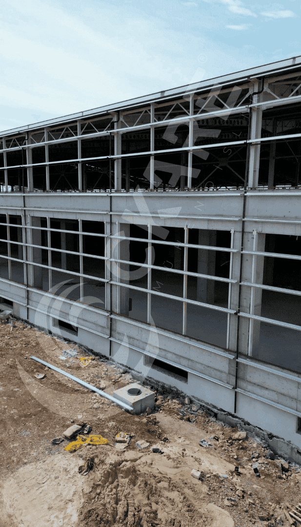DK Tekstil Antalya Organize Sanayi Bölgesi Dış Cephe Sifonik İniş Boru Hattı - CKare Mühendislik