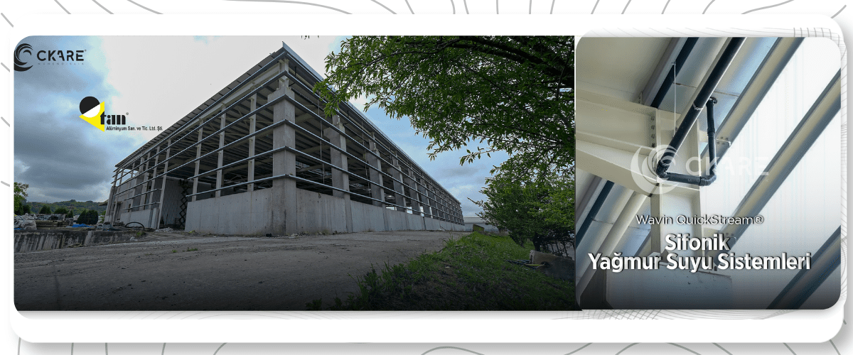 Tan Alüminyum Sakarya Söğütlü Organize Sanayi Bölgesi 9.000 m2 Fabrikası Sifonik Yağmur Suyu Drenaj Sistemi - CKare Mühendislik