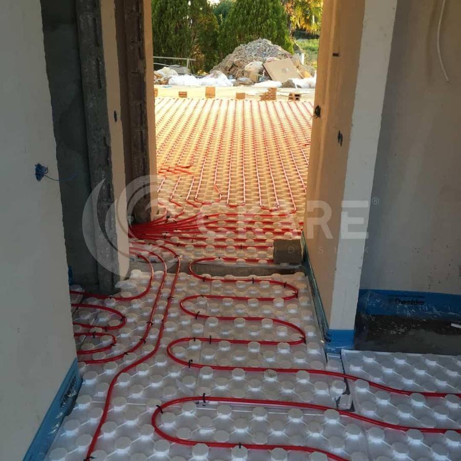 manavgat villa kapi gecisinde yerden isitma besleme hatlari - ckare muhendislik