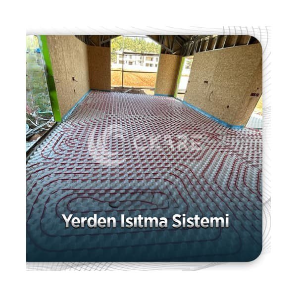 Döşemealtı çelik konstrüksiyon villa yerden ısıtma referansı - CKare Mühendislik