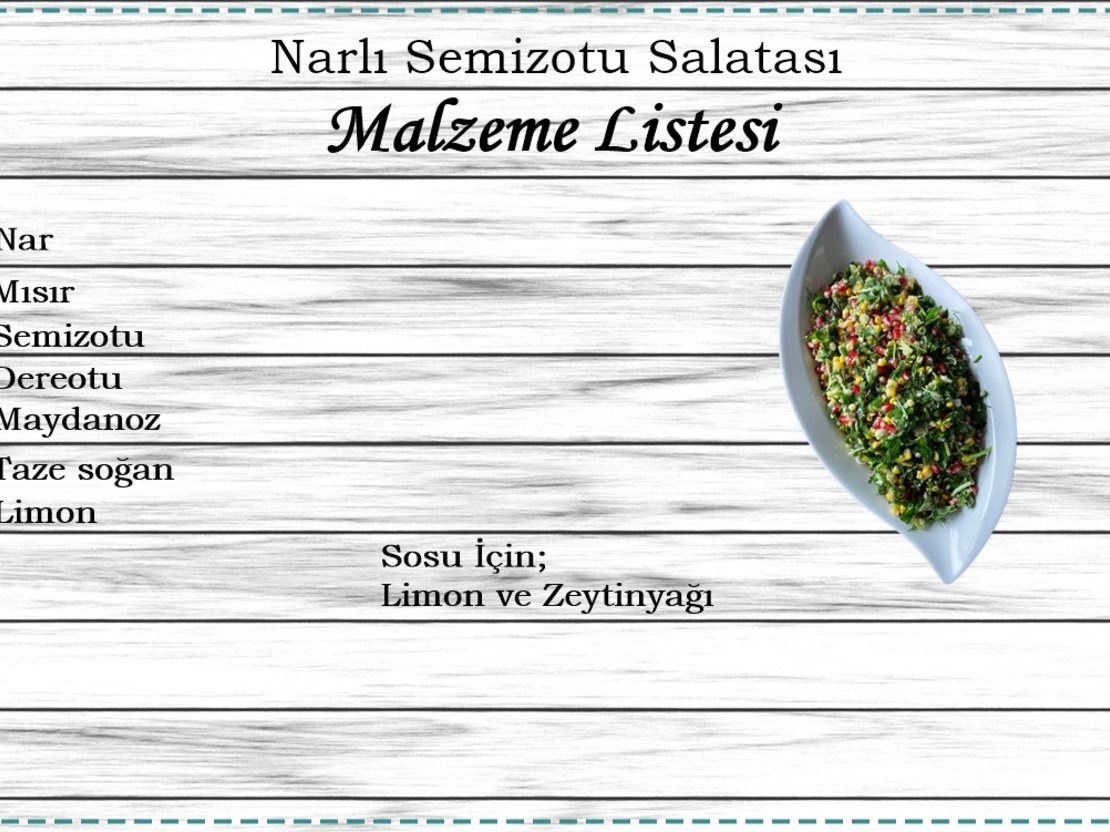 Narlı Semizotu Salatası