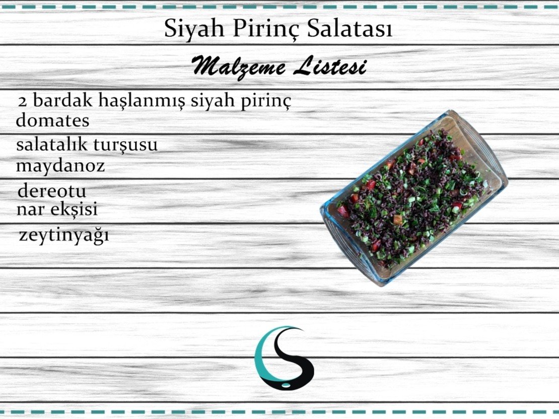 Siyah Pirinç Salatası