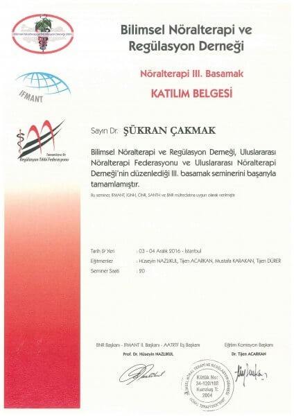 Nöralterapi 3. Basamak