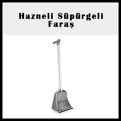 Hazneli süpürgeli faraş