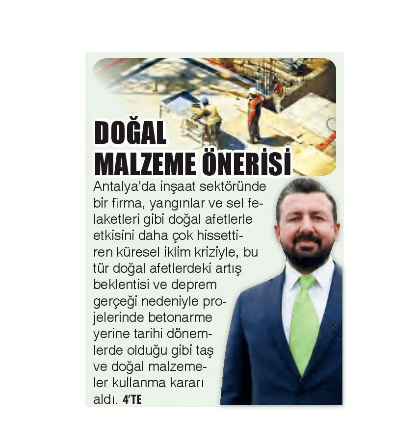 DOĞALGAZ MALZEME ÖNERİSİ