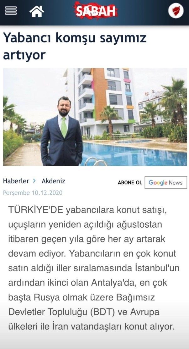 YABANCI KOMUŞU SAYIMIZ ARTIYOR