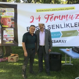 24 temmuz 2022 basın şenliklerine Değer katan sanatçımız Arif Delen Oldu