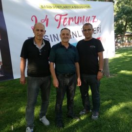 basın şenliklerinde koç ajans ekibi