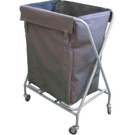 Katlanır Çamaşır Toplama Arabası Boyalı