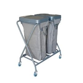 Çöp ve Çamaşır Toplama Arabası 2 li Boyalı