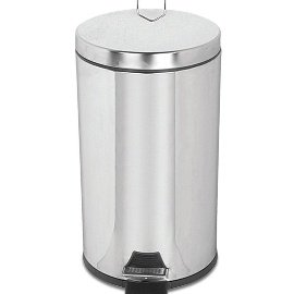 Krom Pedallı Çöp Kovası 16 Lt