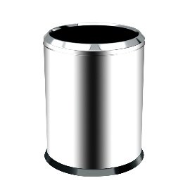 Krom Çemberli Çöp Kovası 27 Lt.