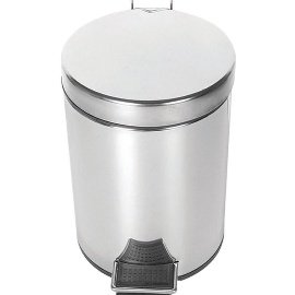Krom Pedallı Çöp Kovası 12 Lt
