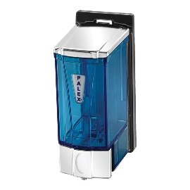 Mini Sıvı Sabun Dispenseri 250 cc Şeffaf Krom