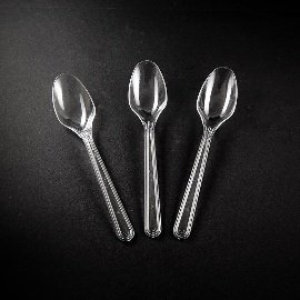 Plastik Lüks Sup Kaşık