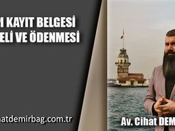 Yapı Kayıt Belgesi Bedeli Ve Ödenmesi